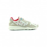 Mode Le Coq Sportif Lcs R900 W Bird Of Paradise Marshmallow - Chaussures Baskets Basses Femme